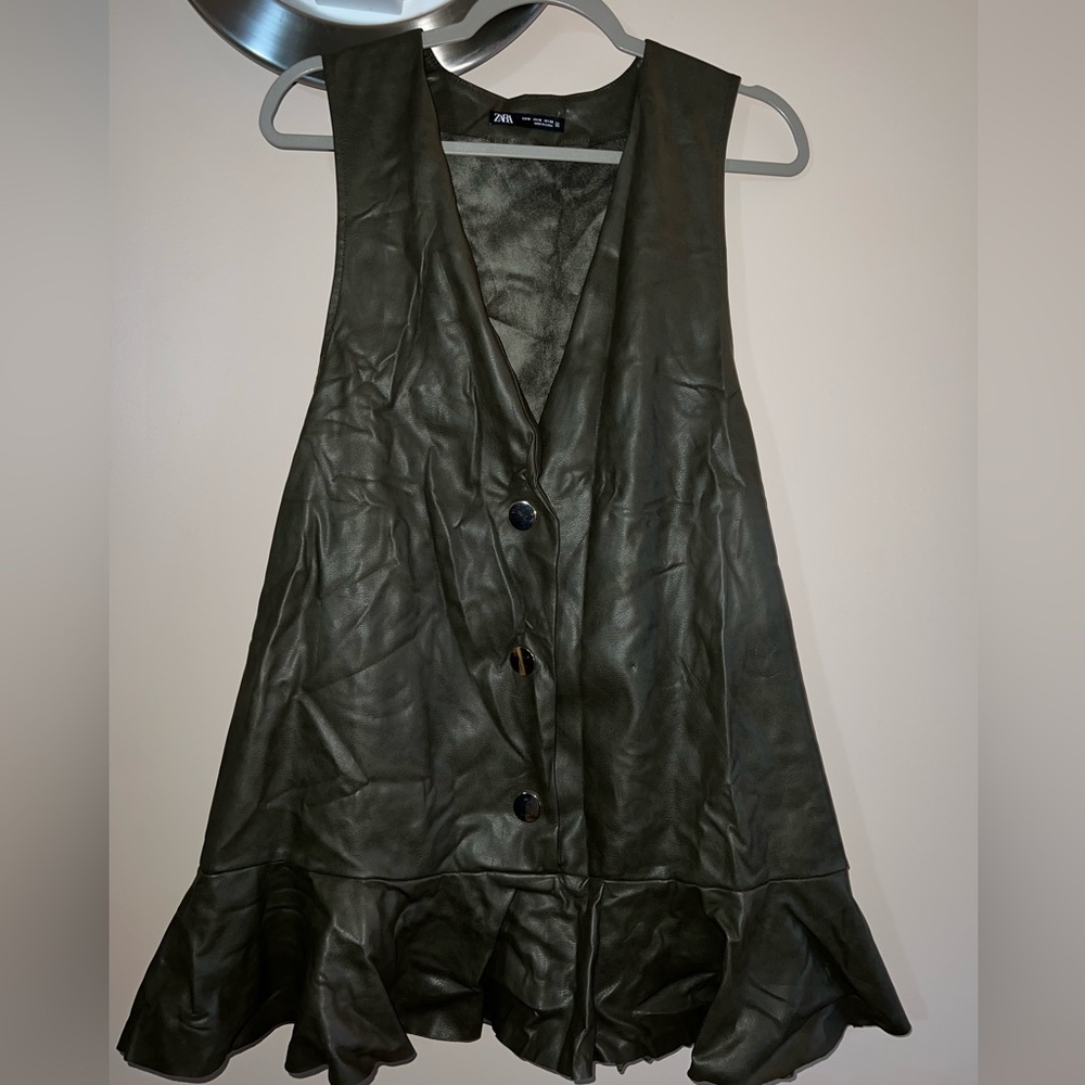 Zara pleather dress